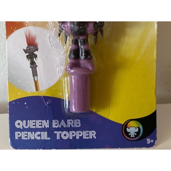 Trolls World Tour QUEEN BARD Pencil Topper Sealed 3inch Hasbro RARE HTF 2020 - Picture 5 of 11
